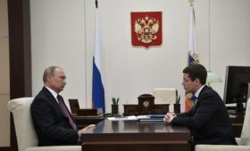 Встреча с врио главы Ямало-Ненецкого автономного округа Дмитрием Артюховым