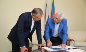 Дагестан: Владимир Васильев и Александр Матовников обсудили развитие малой авиации