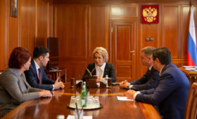 Губернатор Антон Алиханов и председатель Совета Федерации Валентина Матвиенко обсудили вопросы развития Калининградской области