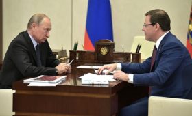 Рабочая встреча с врио губернатора Самарской области Дмитрием Азаровым
