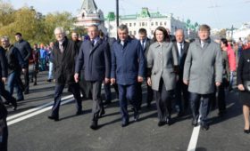 В Омске пустили движение автомобильного транспорта по обновлённому Юбилейному мосту