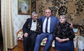 Единственному в Кузбассе полному кавалеру ордена Славы Устину Мокрушеву исполнилось 93 года