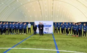 Санкт-Петербург: В Академии «Зенита» открылся новый манеж для круглогодичных занятий футболом