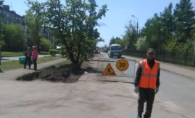 Хакасия: В Черногорске дорожники приступили к ремонту одной из центральных улиц