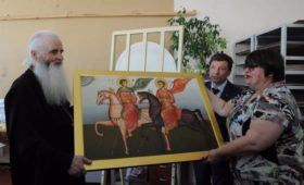 Курские иконописцы воссоздали уникальную икону 13 века для древнего монастыря Сирии