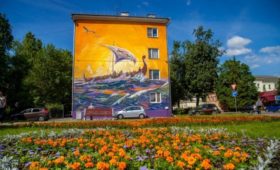 Новгородская область: В регионе завершился Всероссийский фестиваль уличного искусства «Страницы истории»
