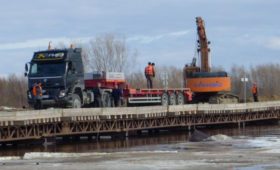 Ненецкий АО: Завершены работы по установке моста через Кую