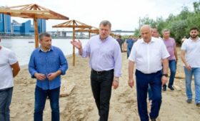 Астраханская область: На острове Городской открывается благоустроенный пляж