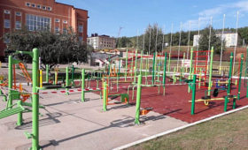 Оренбургская область: В Бугурусланском районе монтируется площадка ГТО по проекту «Спорт-норма жизни»
