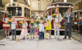 Санкт-Петербург: Награждены победители конкурса детских рисунков «Трамваи и троллейбусы в городе на Неве»