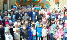 Чувашия: В селе Урмаево Комсомольского района открылся новый детский сад на 110 мест