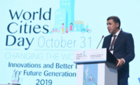 Евгений Куйвашев подчеркнул роль жителей в решении глобальных задач урбанистики на открытии Всемирного дня городов ООН-Хабитат