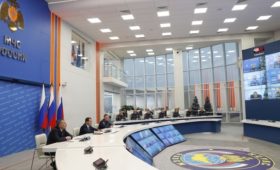 Дмитрий Медведев посетил Национальный центр управления в кризисных ситуациях МЧС России