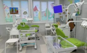 В Новомосковске после ремонта открылась детская поликлиника