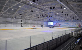 Адыгея: Мурат Кумпилов ознакомился с ходом строительства ледовой арены «Оштен» в Майкопе