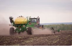 Пшеницу и лен-кудряш начали сеять аграрии Новосибирской области