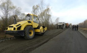 В Тамбовской области ведут ремонт автодороги с применением технологии ресайклинга
