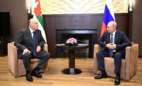 Переговоры с Президентом Абхазии Асланом Бжанией
