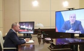 Рабочая встреча с Председателем Правительства Михаилом Мишустиным
