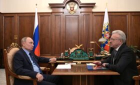 Рабочая встреча с губернатором Красноярского края Александром Уссом