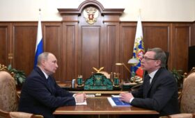 Рабочая встреча с губернатором Омской области Александром Бурковым