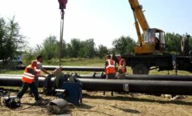 Ростовская область: Продолжается строительство системы водоснабжения левобережной зоны в Аксае