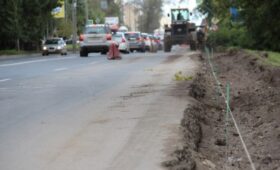 В рамках «дорожного» нацпроекта в Пскове начался ремонт Рижского проспекта