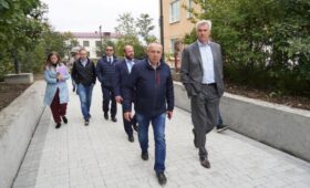 Губернатор Магаданской области Сергей Носов посетил объекты благоустройства, включенные в программу «Столица»