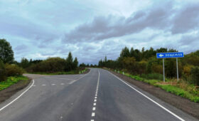 В Максатихинском районе отремонтирован участок автодороги, которая соединяет Тверскую и Новгородскую области