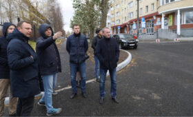 В Архангельске состоялась приемка отремонтированных дорог по улицам Гайдара, Победы и Русанова