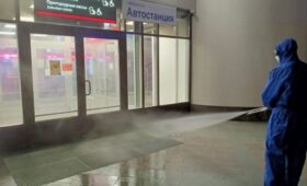 Более 2 тыс. кв. метров площадей продезинфицировано на железнодорожном вокзале Петрозаводска