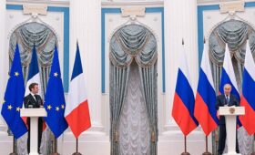 Пресс-конференция по итогам российско-французских переговоров